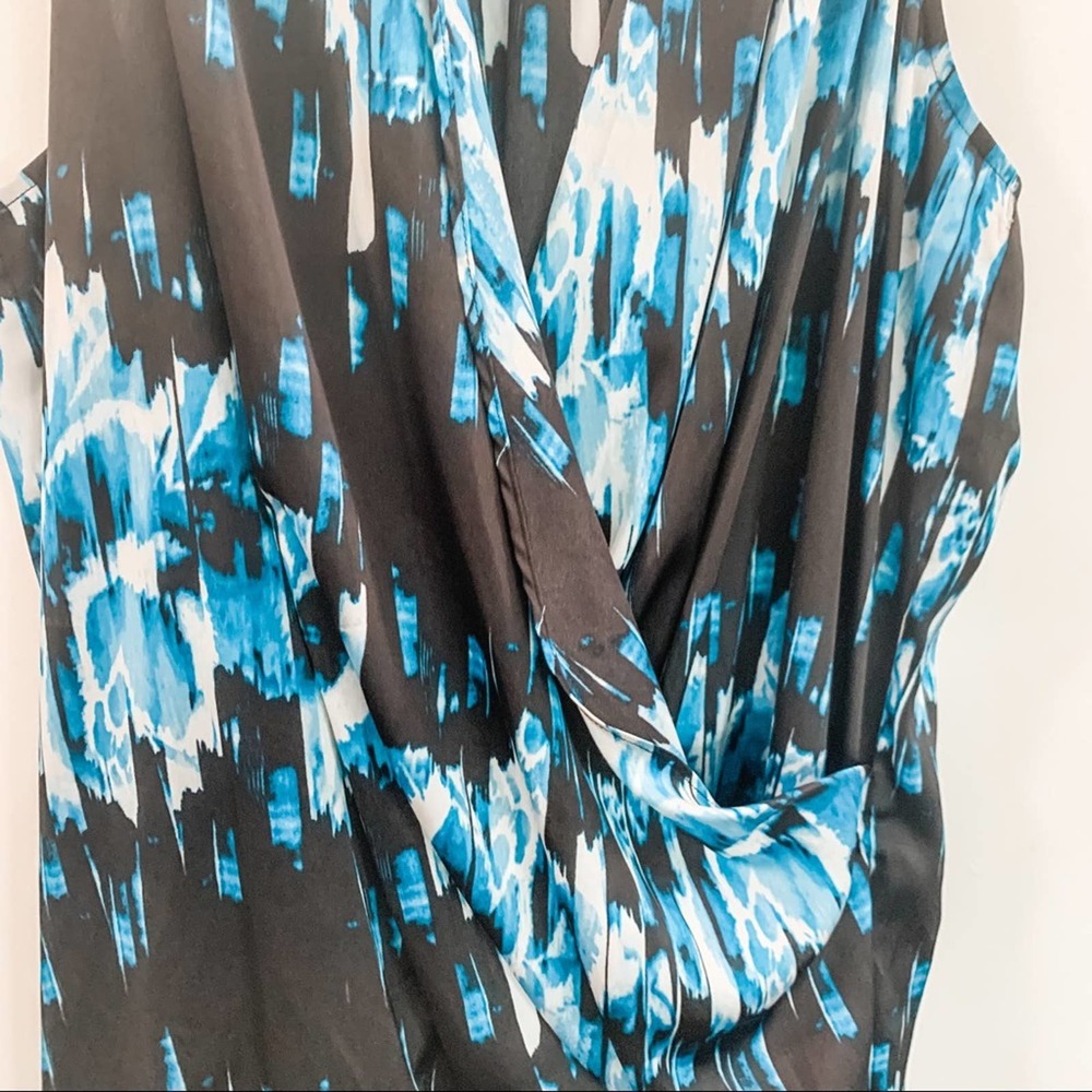 Derek Lam Faux Wrap Halter Bubble Hem Dress Medium - Picture 4 of 10